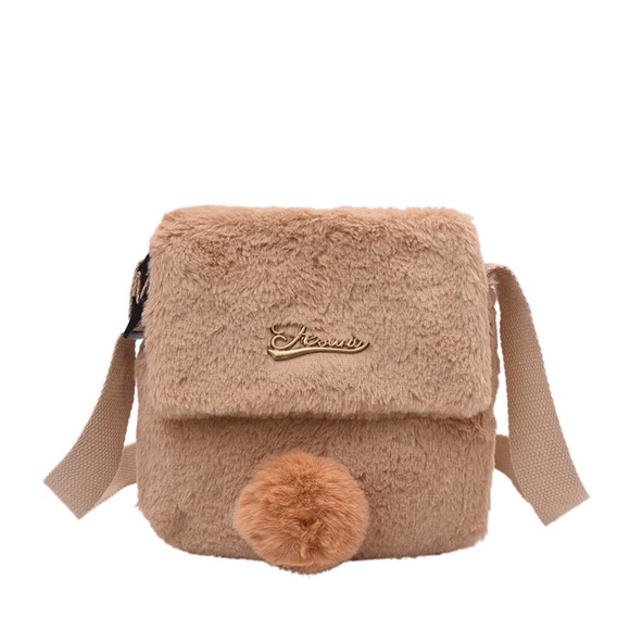 SmallAnd Sweet Wind Plush Bunny Tail Pompon Pure Color - Picture 3 of 6